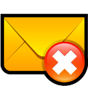 Email Delete Icon 128x128 png